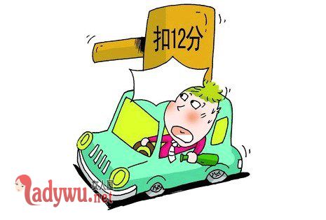小车违章扣660分