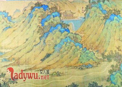 丝路山水图什么来路作者是仇英吗