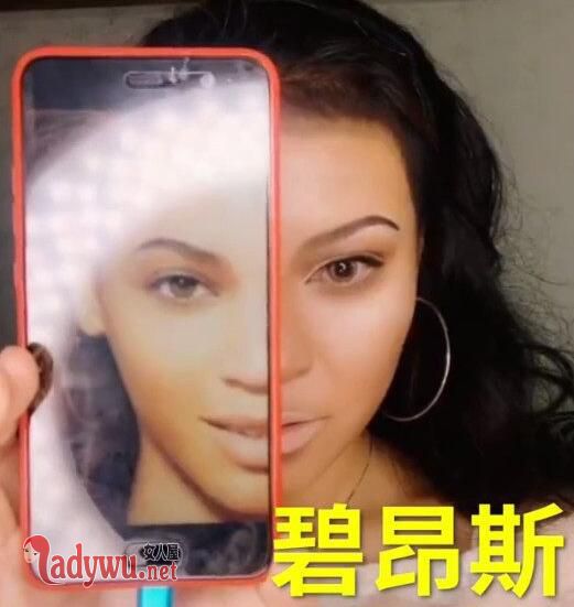 90后仿妆多位国际女星
