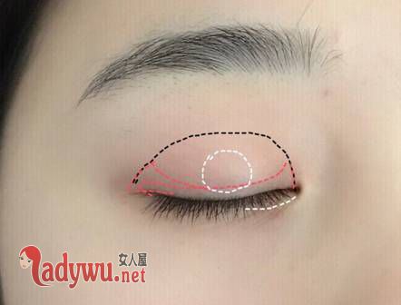 肿眼泡怎么化眼影