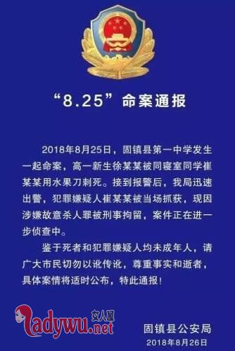 安徽新生刺死室友