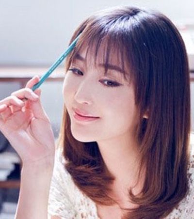 圆脸适合什么刘海