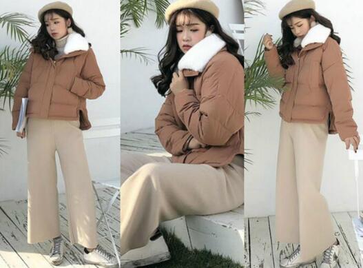 短款羽绒服配什么裤子