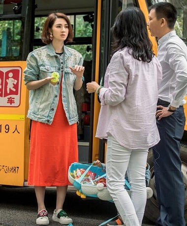 洪欣录制综艺私服穿搭大公开