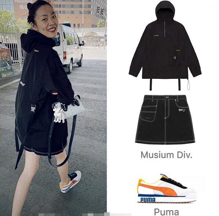 刘雯私服穿搭自然时尚