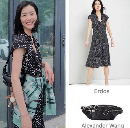 刘雯私服穿搭自然时尚