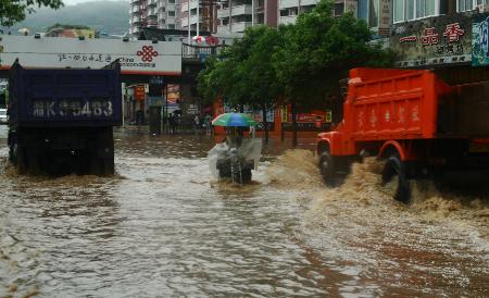 湖南遭遇强降雨