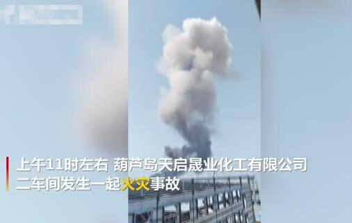 葫芦岛化工厂起火
