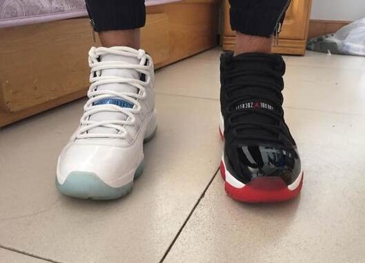 aj11鞋带系法