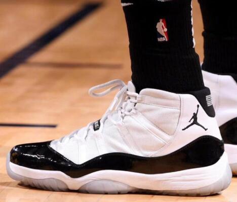 aj11鞋带系法