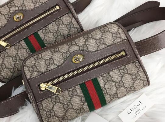 gucci腰包真假对比