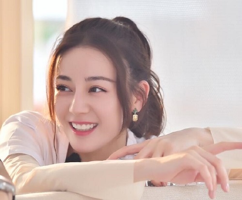 迪丽热巴游乐园同款耳饰