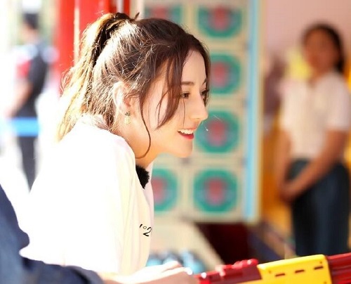 迪丽热巴游乐园同款耳饰