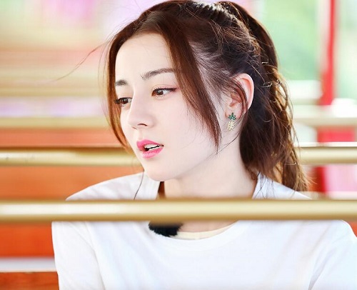 迪丽热巴游乐园同款耳饰