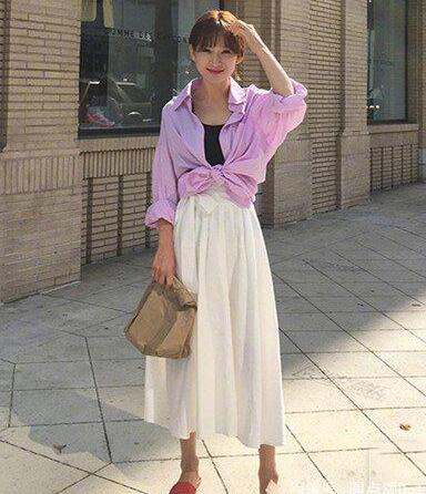 女生初秋约会穿搭