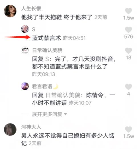 蓝氏禁言什么意思
