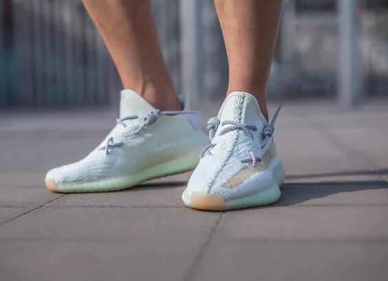 yeezy350鞋带系法