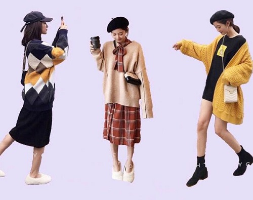 早秋针织衫穿搭盘点