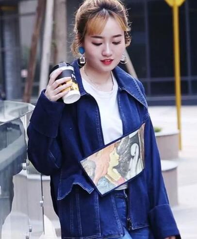 胖女生中性风帅气穿搭