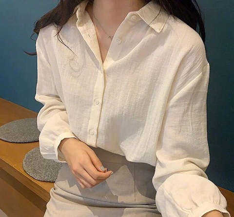 衬衫怎么穿出性感