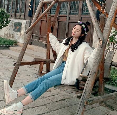 吴宣仪同款飞行员夹克