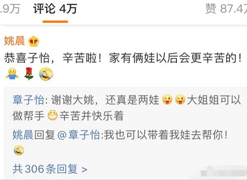 姚晨评论章子怡