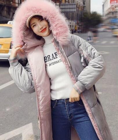 金丝绒棉服怎么搭配