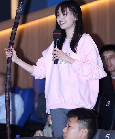 郑爽粉色卫衣什么品牌