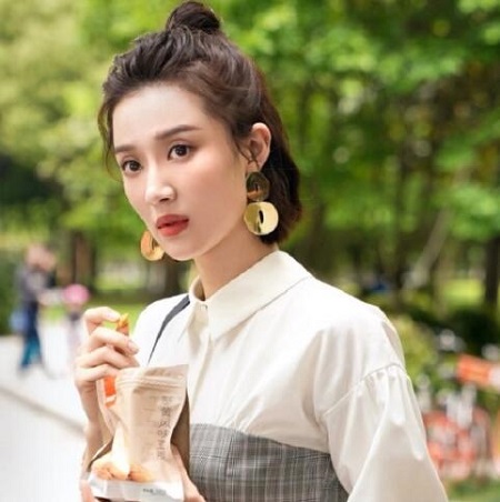 安家朱闪闪同款耳饰