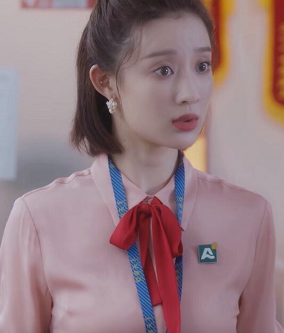 安家朱闪闪同款耳饰