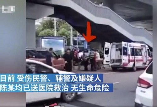 武汉男子驾车袭警后被开枪制服