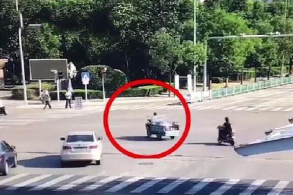 大爷卖鹅违章交警全部买下
