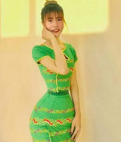 缅甸女孩成为全球腰最细的人