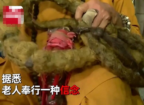 越南92岁大爷80年未剪头发