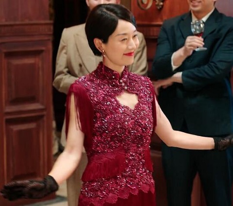 旗袍美探马伊琍服装穿搭