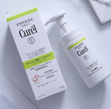 珂润洗面奶蓝色和绿色的区别