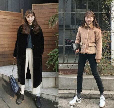 155矮个子女生秋冬穿搭