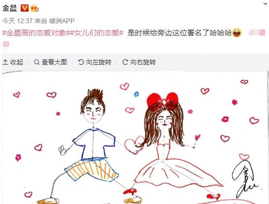 金晨择偶标准是张继科吗