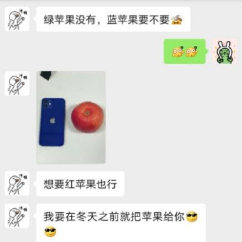 冬天的第一个苹果