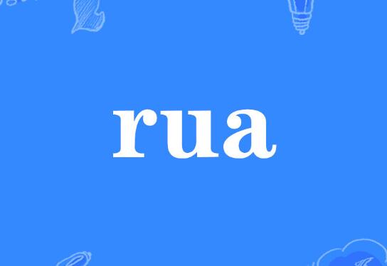 让我rua一下是什么意思