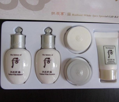 后雪美白5件套使用顺序